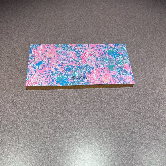 NWOT Lilly Pulitzer Pink & Blue Task Notepad To Do List Stationery - Picture 2 of 2